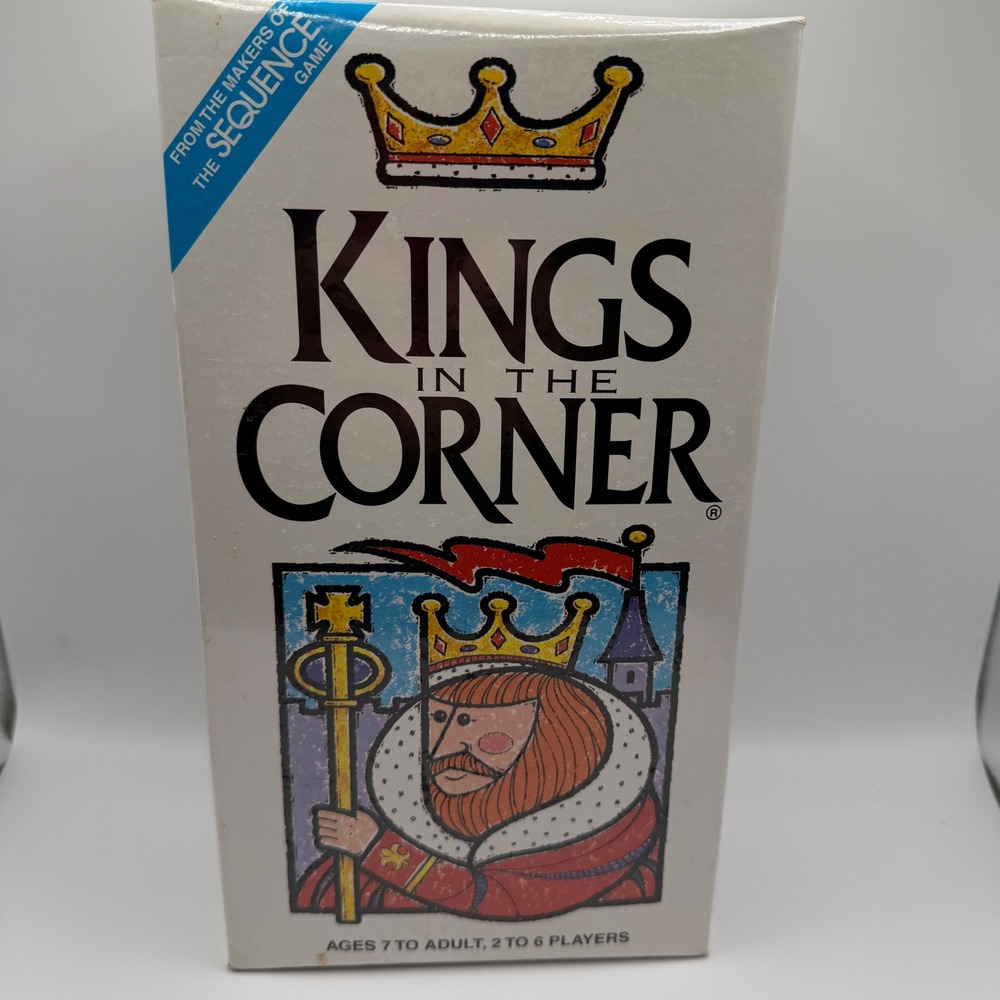 JAX Kings in the Corner Card Game 1996 Vintage Factory Sealed New